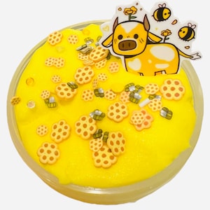 Kawaii honey cow cloud cream scented slime