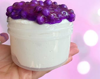Blueberry Cheesecake cloud cream slime