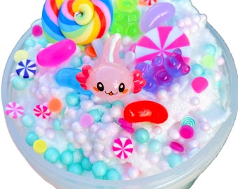 Axolotl Candy shop sizzle puff cloud cream foam slime