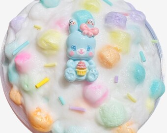 Bunny Puffs Crunch easter bunny CRUNCHY jumbo Floam scented SLIME