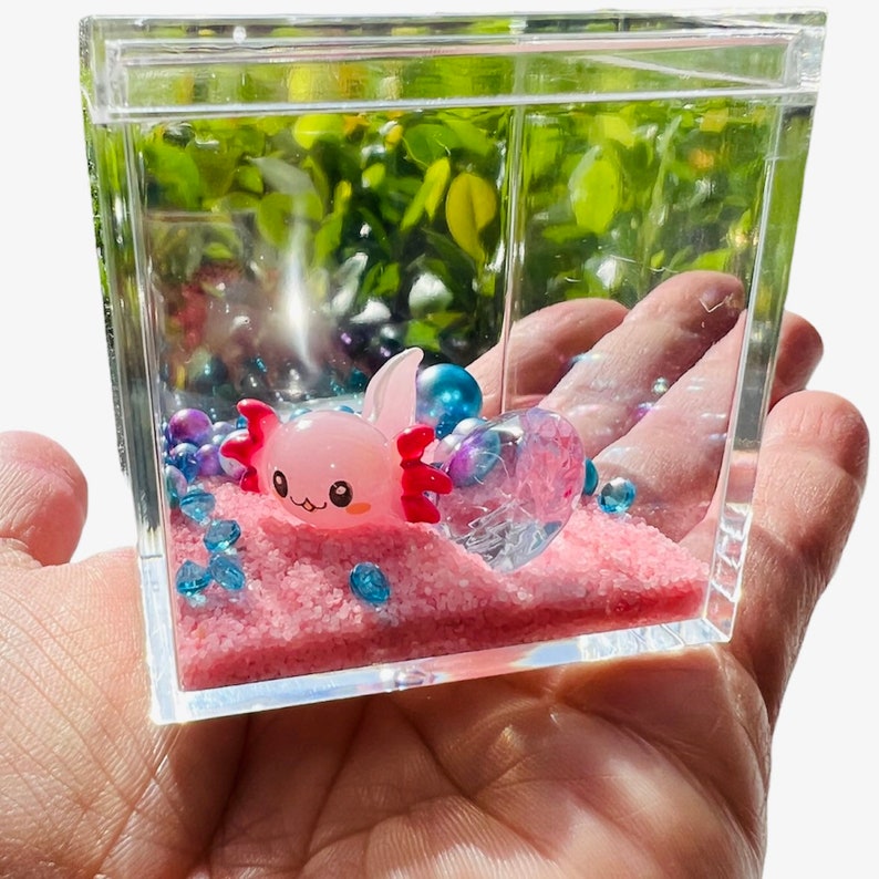 AXOLOTL Fish Tank DIY Slime Tank Etsy