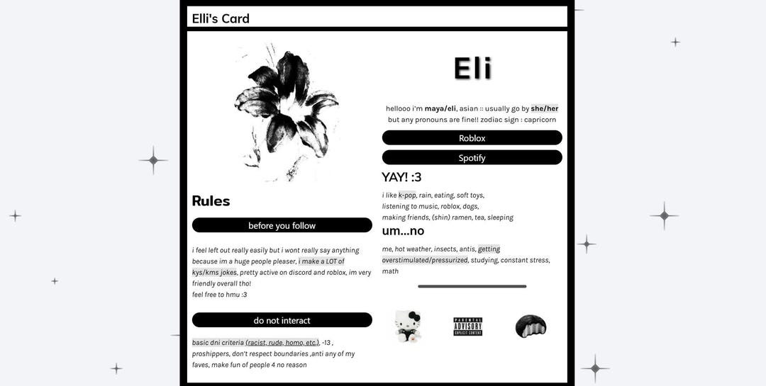Carrd Template Made to Order! - Etsy