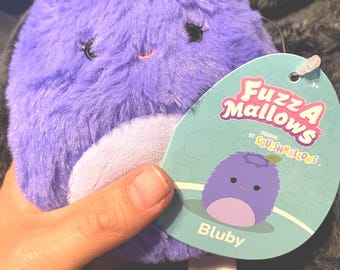 Squishmallows 5" Fuzz-A-Mallow Bluby the Blueberry