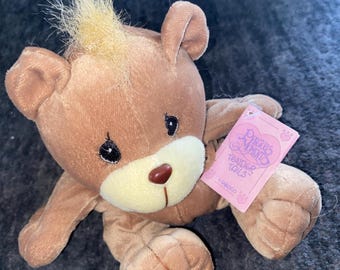 Precious Moments Tender Tails Plush Beanie Bear 1997 Small Bear Clean