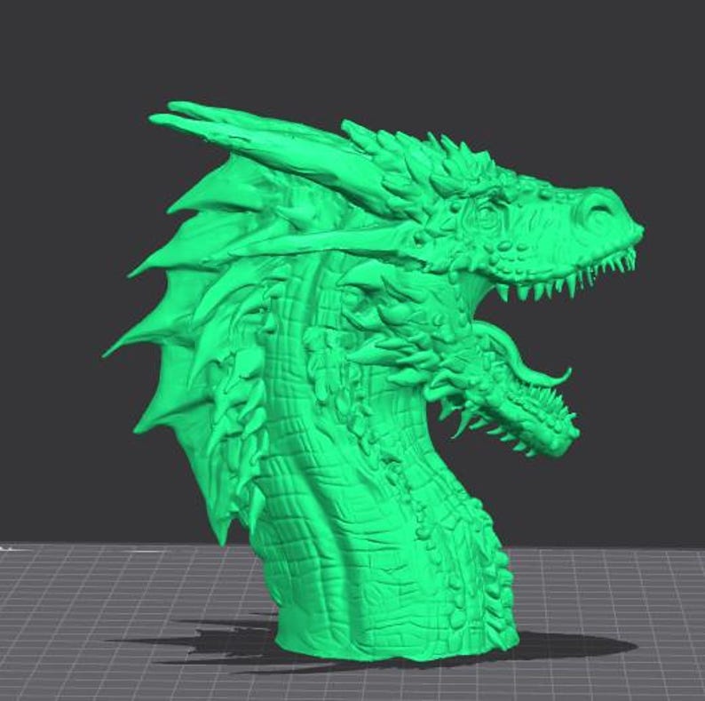 3D Print Dragon Headphone Stand STL – Fantasy Gamer Desk Decor and ...
