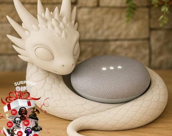 Soporte para Google Home Mini con diseño de dragón 3D y regalo sorpresa