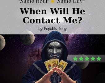Quando ele entrará em contato comigo? Leitura de Tarot: Cronograma e Insights