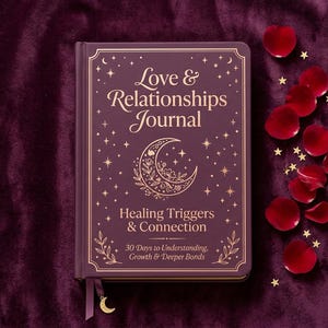 30-Day Love & Intimacy Journal for Women | Relationship Shadow Work PDF (Digital Download)