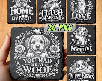 Dog Laser Engraving Files | Funny Puppy Quotes, Pet Lover Designs (Digital Download)