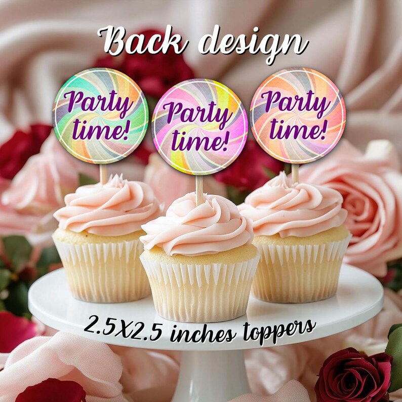DODOMAR Huntrix K-Pop Demon Hunter Parti Seti Cupcake Pasta Süsü Dekor - Fiyatı
