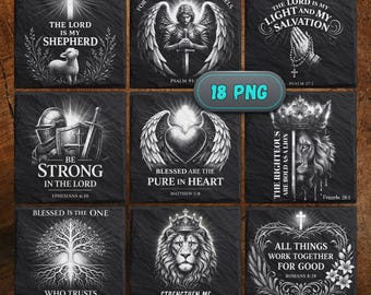 Bible Verse Laser Engraving PNG | Slate Coaster Files | Digital Download