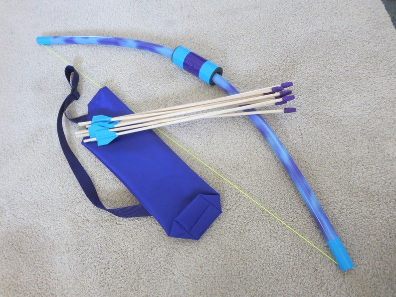 Lavender & Teal camouflage bow and arrow set kids ages 714 Etsy