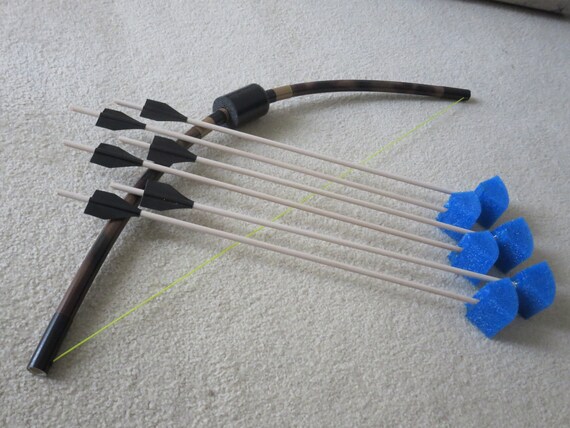 Bow Arrow Set Merida Cosplay Young Kids Gift Real Working Toy