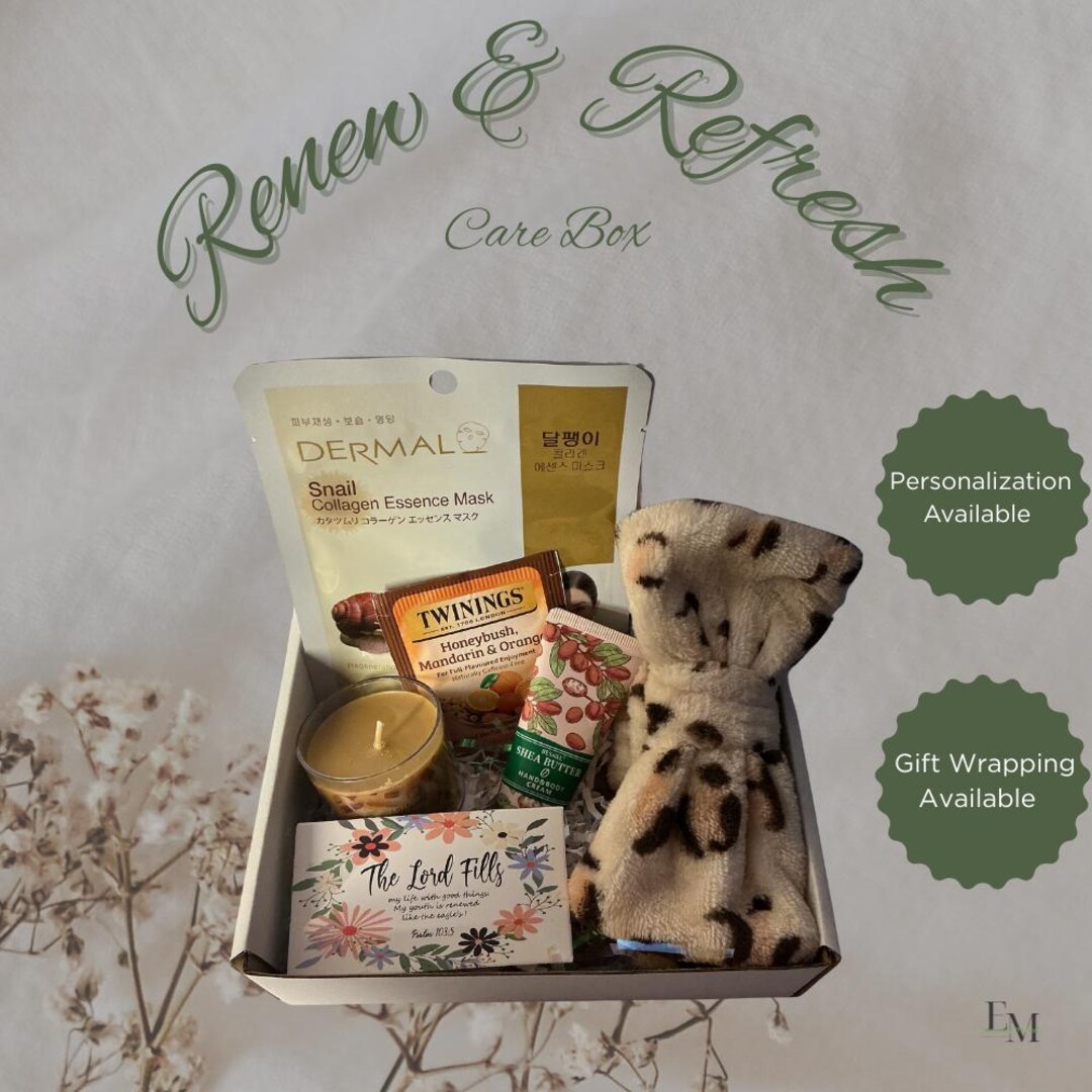 Renew & Refresh Care Box – Uplifting Self-care Gift for Women, Stress ...
