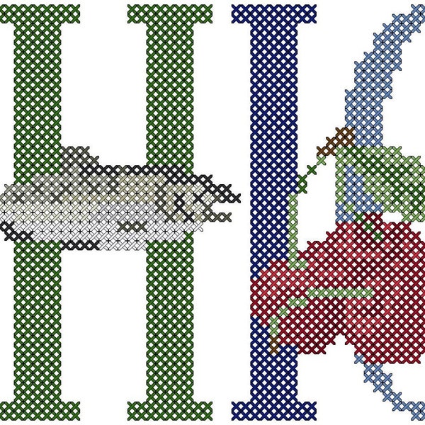 Michigan Counted Cross Stitch PDF Pattern, Michigan Vacation Cross Stitch PDF Chart, Michigan Travel Counted Cross Stitch Chart