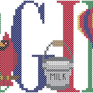 Virginia State Travel Counted cross stitch PDF pattern, Virginia counted cross stitch chart, Travel Vacation cross stitch pattern