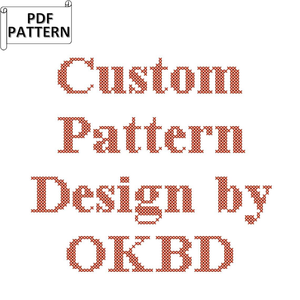 Custom Cross Stitch Pattern Design Custom Cross Stitch Etsy