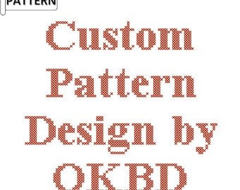Custom Cross Stitch Pattern Design, Custom Cross Stitch Design, Custom Cross Stitch Schema, Custom counted cross stitch design