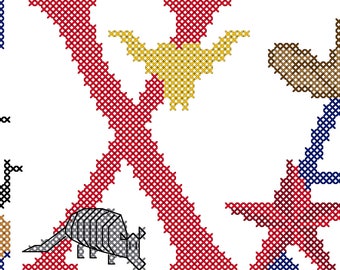 Texas Cross Stitch Pattern: City, State Design (PDF Pattern)