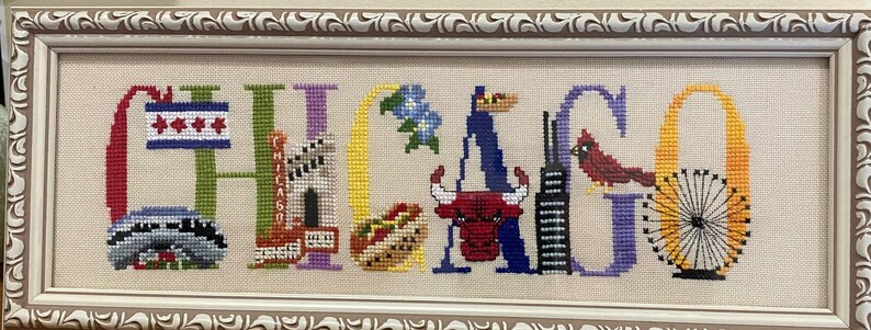 Chicago Cross Stitch PDF Pattern Cross Stitch City Patterns - Etsy