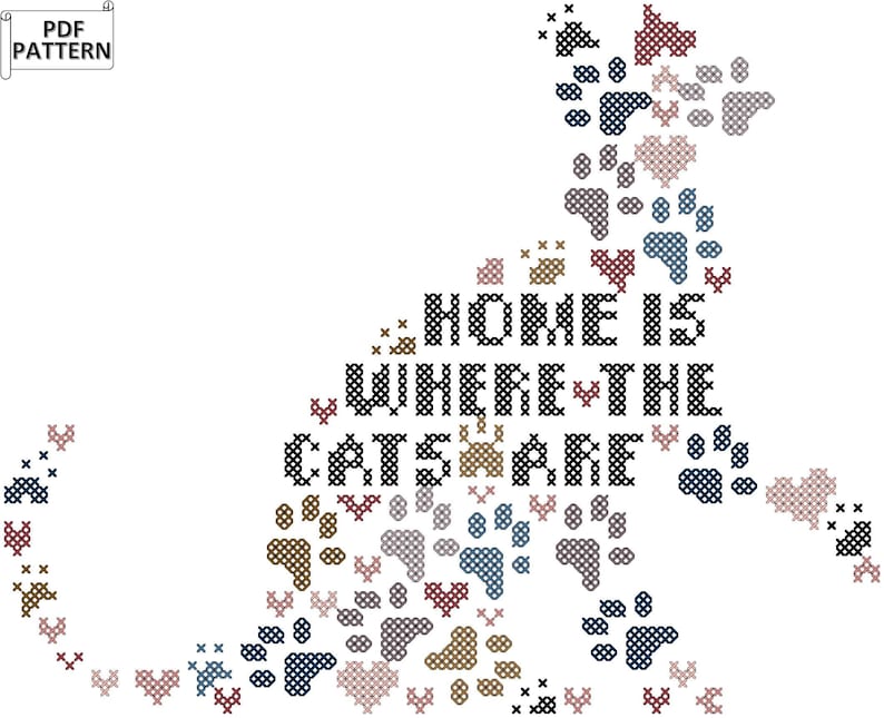 Home is Where the Cats Are from One of a Kind Baby Design on Etsy