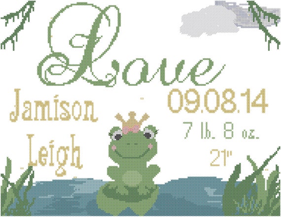 Le dimensioni conteggiati X Stitch-Mini Nascita Record dei bambini-CROSS MINI KIT