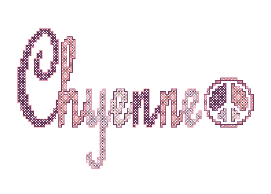 Name Cross Stitch Pattern Kids Name Cross Stitch Chart Cross Etsy