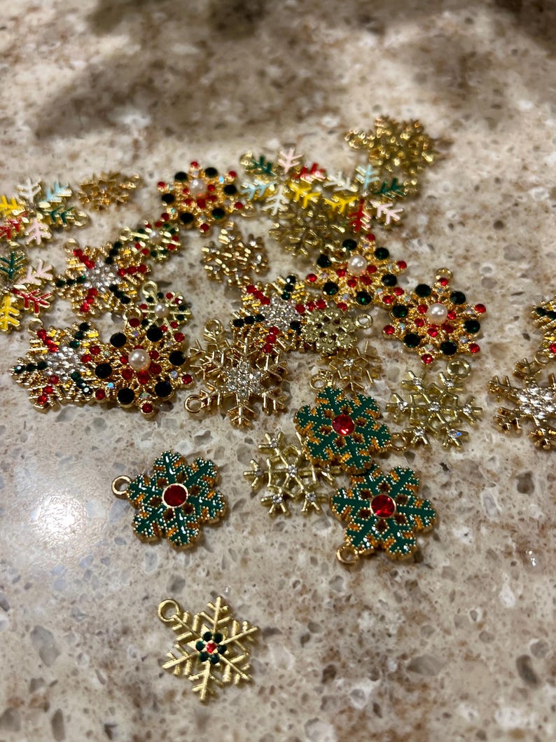 Benutzerdefinierte Weihnachtsstrumpf Charm | Benutzerdefinierter Name oder Buchstabe | Zubehör Bild 3