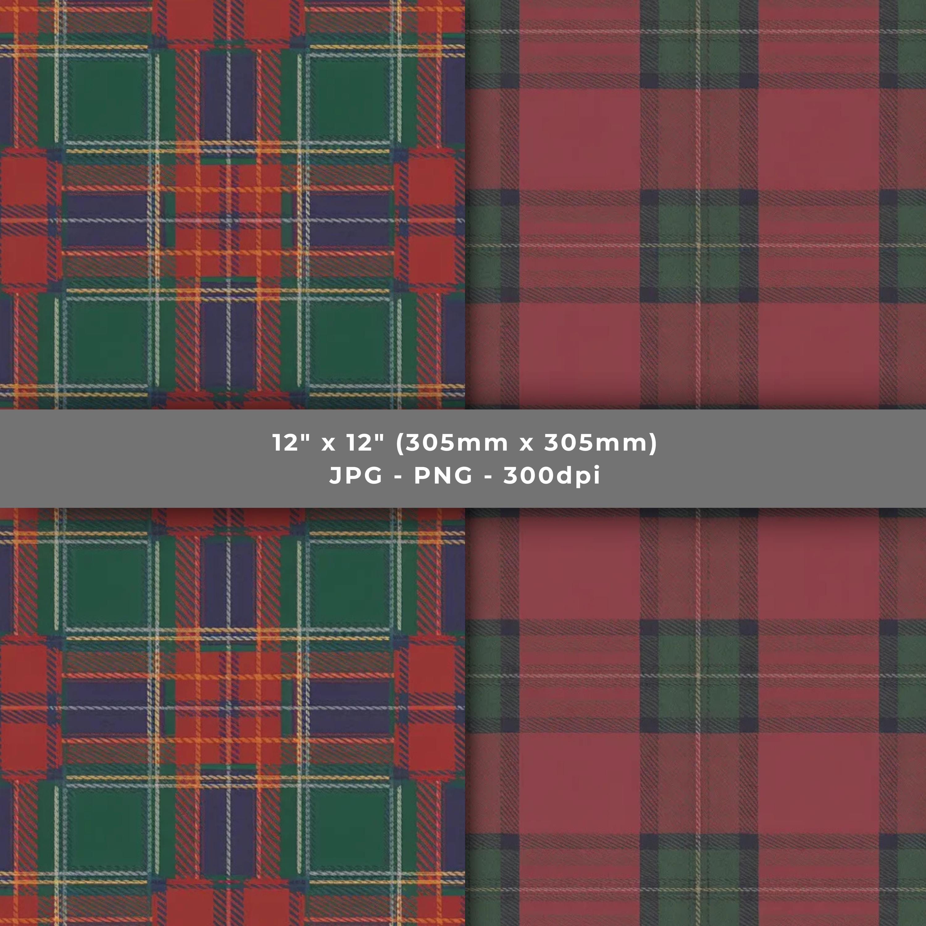 Royal Stewart Tartan Digital Paper Vol 1 PNG JPG, Scottish Plaid ...