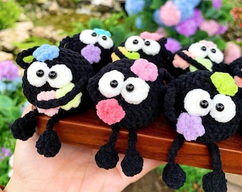 Crochet Soot Sprite Plush – Handmade Ghibli Inspired Amigurumi