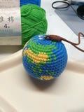 Custom Crochet Earth Plush, Crochet Earth Hacky Sack,  Amigurumi Globe Keyring, Project Hail Maryi As Seen In The Movie, Educational Toy product logo