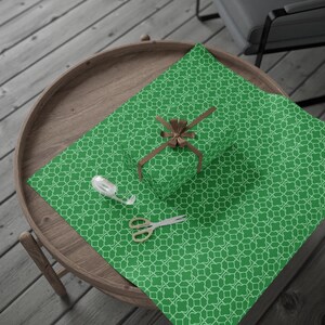 Green Watercolor Bamboo Pattern Wrapping Paper, 3 Sizes, Satin or Matte Finish image 10