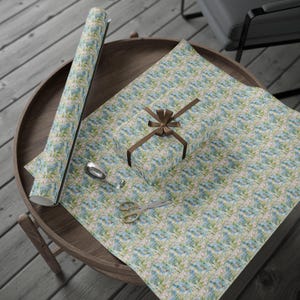 Watercolor Duck Pond Wrapping Paper, 3 Sizes, Satin or Matte Finish, Game Hunting image 16