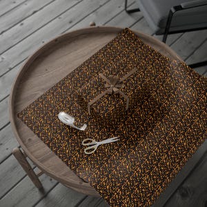 Tortoise Shell Wrapping Paper, 3 Sizes, Satin or Matte Finish image 10