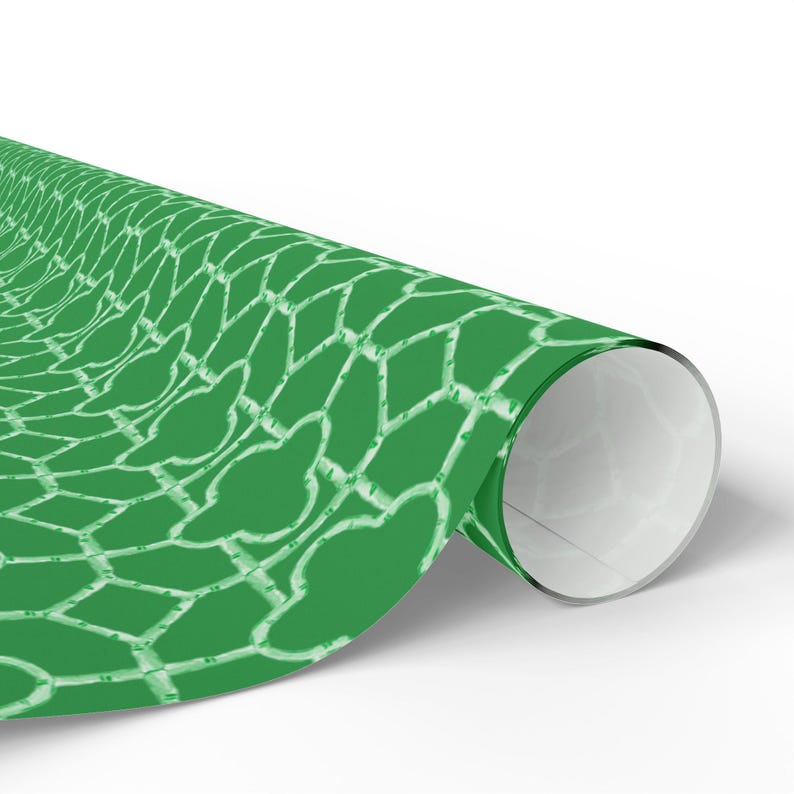 Green Watercolor Bamboo Pattern Wrapping Paper, 3 Sizes, Satin or Matte Finish image 8