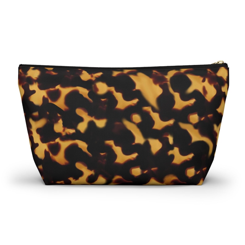 Tortoise Shell MAHJONG Tile or Dice Bag, Large Fits a Full Set of Tiles image 5