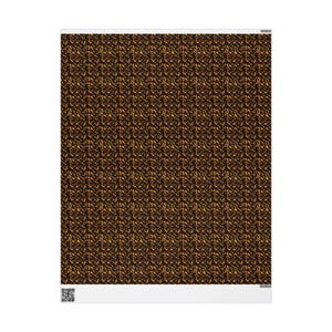 Tortoise Shell Wrapping Paper, 3 Sizes, Satin or Matte Finish image 7
