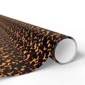 Tortoise Shell Wrapping Paper, 3 Sizes, Satin or Matte Finish image 20