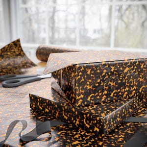 Tortoise Shell Wrapping Paper, 3 Sizes, Satin or Matte Finish image 2