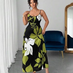 Elegante bedrukte gebreide maxi-jurk vrouwen casual kantoorkleding jurk met lange mouwen veelzijdige werkoutfit chique alledaagse jurk | Op maat gemaakt