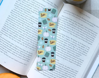 Off to Luke's Bookmark | Laminated Cardstock Book Lover Gift