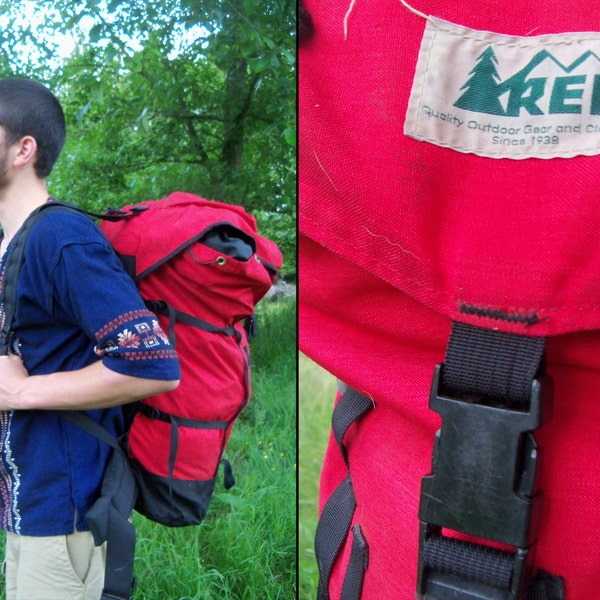 vtg REI Camping Trekking Backpack Rucksack, Extra Large