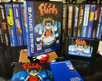Juego Flink PAL personalizado para MegaDrive, perfecto para PAL