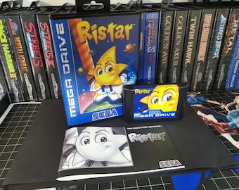 Juego personalizado Ristar PAL para MegaDrive, perfecto para PAL