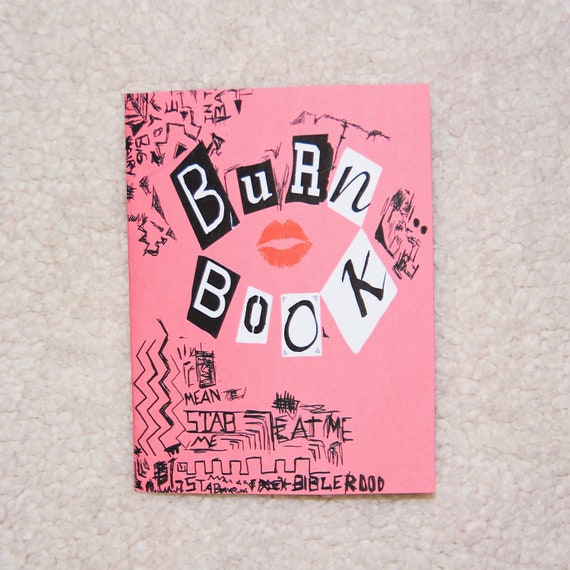 Burn Book Birthday Card Mean Girls Custom Fugly Slut - 