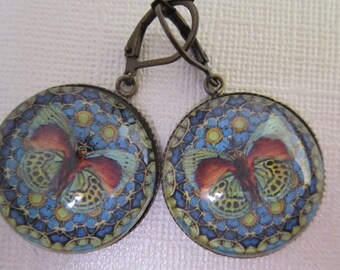 Butterfly Mandalas Earrings