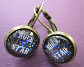 Tiny Rogue Rock Star Earrings