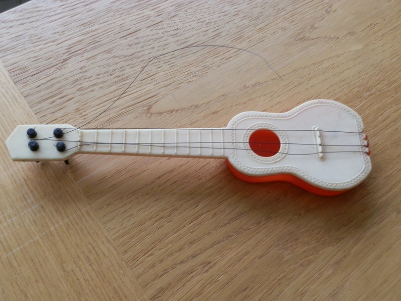 vintage toy guitar