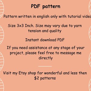 Crochet Heart Applique Pattern, Valentine Gift, Tutorial Video, Easy DIY Garland (English Pattern PDF) image 3