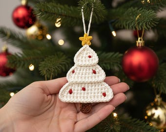 Christmas tree Amigurumi Crochet Pattern Video tutorial Valentine gift (Digital PDF in English)